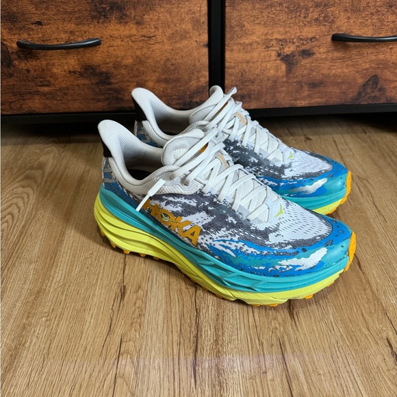 Hoka Other - Hoka Blue and Yellow Athletic Shoes